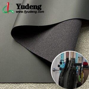 Black PU Coated Fabric PU Leather Roll Material for Racket Grips