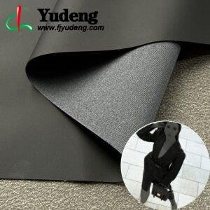Black Fake Leather PU Leather Roll Material for Bags and Suitcases (Handbags, Backpacks, Luggage Cases etc.)