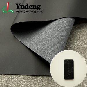 Black Vegan Leather PU Leather Roll Material for PhoneCase