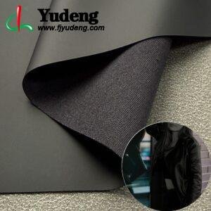 Black Leatherette PU Leather Roll Material for Shoes and Clothes (Sandal, Label, Upper, Jacket etc.)