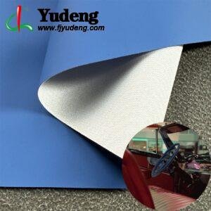 Blue PU Rexine Roll PU Leather Roll Material for Car Seats Automobile Interior