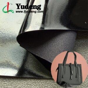 Black Imitation Leather PU Leather Roll Material for Bags and Suitcases (Handbags, Backpacks, Luggage Cases etc.)