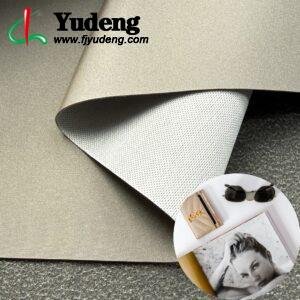 Silver Leatherette PU Leather Roll Material for Glasses Package Box Spectacle Case