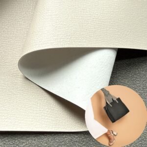 White Rexine Roll PU Leather Roll Material for Bags and Suitcases (Handbags, Backpacks, Luggage Cases etc.)