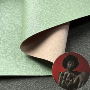 Mint Green China Polyurethane Leather PU Leather Roll Material for Package Box Surface Cover (Jewelry Box, Cosmetic Box, Electronics Box etc.)