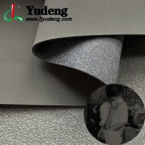 Gray Rexine Roll PU Leather Roll Material for Screen Printing or Embroidery
