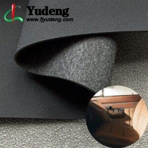 Black Faux Leather PU Leather Roll Material for Car Seats Automobile Interior