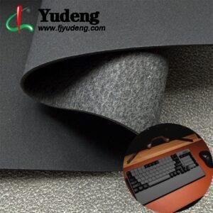Black Fake Leather PU Leather Roll Material for Desk Pads Table Protection Mats
