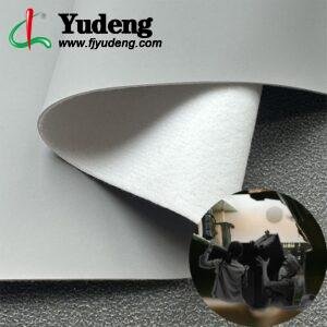 Gray Man Made Leather PU Leather Roll Material for Bags and Suitcases (Handbags, Backpacks, Luggage Cases etc.)