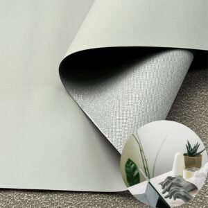 Gray Fake Leather PU Leather Roll Material for Tablet Cases Phone Cover
