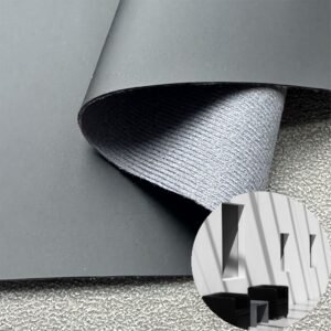 Black Environmental Leather PU Leather Roll Material for Upholstery Furniture or Decoration (Sofas, Beds, Cabinets, Interior Wall etc.)