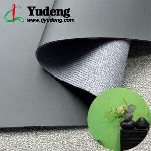 Black Leatherette PU Leather Roll Material for Upholstery Furniture or Decoration (Sofas, Beds, Cabinets, Interior Wall etc.)