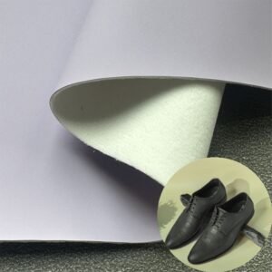 Purple PU Coated Fabric PU Leather Roll Material for Shoes and Clothes (Sandal, Label, Upper, Jacket etc.)