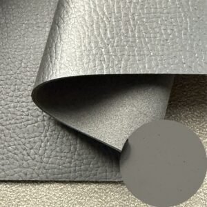Gray Leather Fabric PU Leather Roll Material for Electronic Products (Camera, Radio, Game Machine, Remote Control etc.)