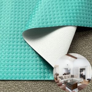 Green Leatherette PU Leather Roll Material for Upholstery Furniture or Decoration (Sofas, Beds, Cabinets, Interior Wall etc.)