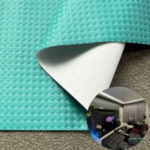 Green Leatherette PU Leather Roll Material for Upholstery Furniture or Decoration (Sofas, Beds, Cabinets, Interior Wall etc.)