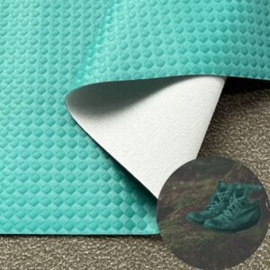 Green Man Made Leather PU Leather Roll Material for Baby Crawling Mats Ground Cushioning Pads