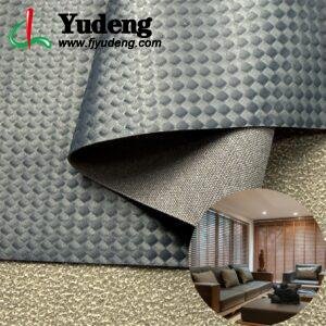 Dark Blue PU Coated Fabric PU Leather Roll Material for Upholstery Furniture or Decoration (Sofas, Beds, Cabinets, Interior Wall etc.)