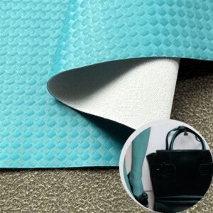 Green Leather Fabric PU Leather Roll Material for Bags and Suitcases (Handbags, Backpacks, Luggage Cases etc.)