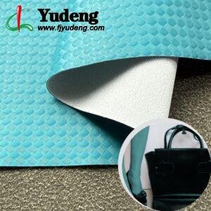 Green Leather Fabric PU Leather Roll Material for Bags and Suitcases (Handbags, Backpacks, Luggage Cases etc.)