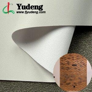 White Leatherette PU Leather Roll Material for InteriorWall