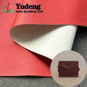 Red Leather Fabric PU Leather Roll Material for Bags and Suitcases (Handbags, Backpacks, Luggage Cases etc.)