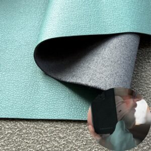 Green Artificial Leather PU Leather Roll Material for PhoneCase