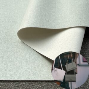 Gray Vegan Leather PU Leather Roll Material for Bags and Suitcases (Handbags, Backpacks, Luggage Cases etc.)
