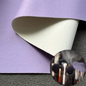 Purple Fake Leather PU Leather Roll Material for Massage Equipments Hair Styling Beauty Equipments