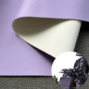Purple Leather Fabric PU Leather Roll Material for Bags and Suitcases (Handbags, Backpacks, Luggage Cases etc.)