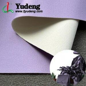 Purple Leather Fabric PU Leather Roll Material for Bags and Suitcases (Handbags, Backpacks, Luggage Cases etc.)