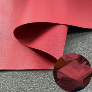 Red China Polyurethane Leather PU Leather Roll Material for Package Box Surface Cover (Jewelry Box, Cosmetic Box, Electronics Box etc.)