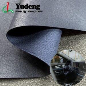 Black PU Rexine Roll PU Leather Roll Material for Car Seats Automobile Interior