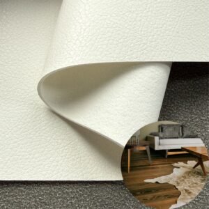 White Man Made Leather PU Leather Roll Material for Upholstery Furniture or Decoration (Sofas, Beds, Cabinets, Interior Wall etc.)