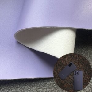 Purple PU Rexine Fabric PU Leather Roll Material for Tablet Cases Phone Cover