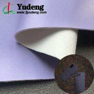 Purple PU Rexine Fabric PU Leather Roll Material for Tablet Cases Phone Cover