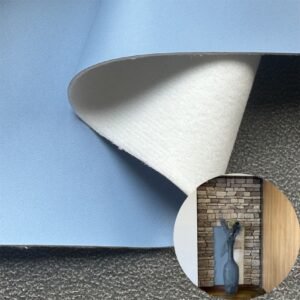 Blue Synthetic Leather PU Leather Roll Material for Upholstery Furniture or Decoration (Sofas, Beds, Cabinets, Interior Wall etc.)