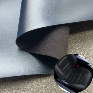 Dark Blue China Polyurethane Leather PU Leather Roll Material for Car Seats Automobile Interior