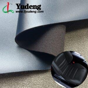Dark Blue China Polyurethane Leather PU Leather Roll Material for Car Seats Automobile Interior