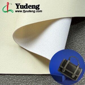 White Leather Fabric PU Leather Roll Material for Bags and Suitcases (Handbags, Backpacks, Luggage Cases etc.)