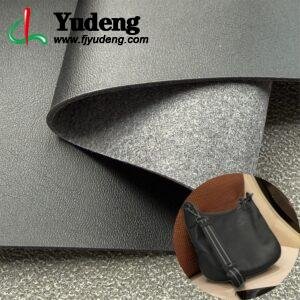Black Environmental Leather PU Leather Roll Material for Bags and Suitcases (Handbags, Backpacks, Luggage Cases etc.)