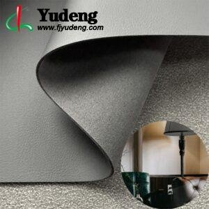 Gray Fake Leather PU Leather Roll Material for Upholstery Furniture or Decoration (Sofas, Beds, Cabinets, Interior Wall etc.)