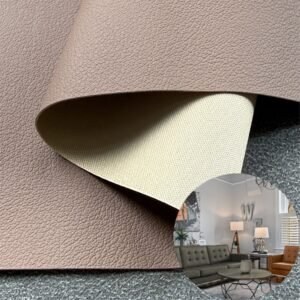 Brown Imitation Leather PU Leather Roll Material for Upholstery Furniture or Decoration (Sofas, Beds, Cabinets, Interior Wall etc.)