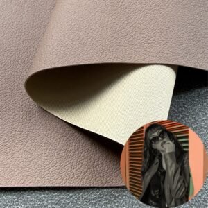 Brown Man Made Leather PU Leather Roll Material for Glasses Package Box Spectacle Case