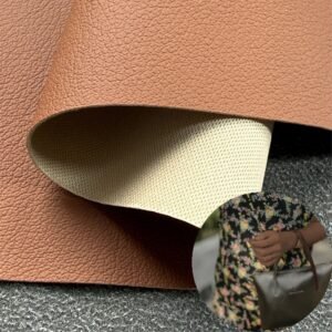 Brown PU Rexine Fabric PU Leather Roll Material for Bags and Suitcases (Handbags, Backpacks, Luggage Cases etc.)