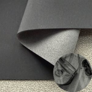 Black Man Made Leather PU Leather Roll Material for Glasses Package Box Spectacle Case