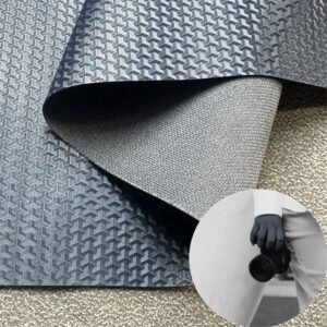 Dark Blue Faux Leather PU Leather Roll Material for Electronic Products (Camera, Radio, Game Machine, Remote Control etc.)