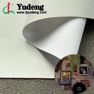 White PU Leather from China PU Leather Roll Material for Upholstery Furniture or Decoration (Sofas, Beds, Cabinets, Interior Wall etc.)