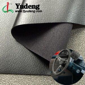 Black Artificial Leather PU Leather Roll Material for Car Seats Automobile Interior