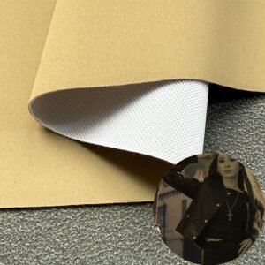 Brown China Polyurethane Leather PU Leather Roll Material for Package Box Surface Cover (Jewelry Box, Cosmetic Box, Electronics Box etc.)